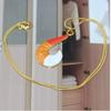 Moana Shape Hook Necklace Fox Tail Pendant Fashionable Jewelry Women Gift