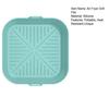 Silicone Air Fryer Liner Round Square Foldable Mat for Baking Food-Grade Basket Non-Stick Heat Resistant Air Fryer Accessories