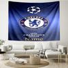 Custom Name Chelsea Football Club Print Tapestry, Backdrop, Easy Setup, Ideal for Bedroom, Office & Living Room, with Aesthetic Wall Hanging Decor.