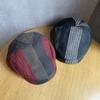 Retro Artistic Cotton Baseball Cap With Short Brim For Men Women Summer Sun Protection