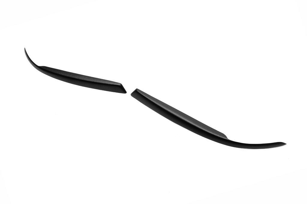 Ресницы Косой капот (2 шт) Черный мат для Volkswagen T4 Caravelle/Multivan