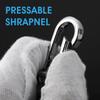 4Pcs Metal Carabiner Shape Key Ring Keyring Carabiner Clip Keychain Holder Clips Hook Holder Organizer for Car Keys Finder Amagi