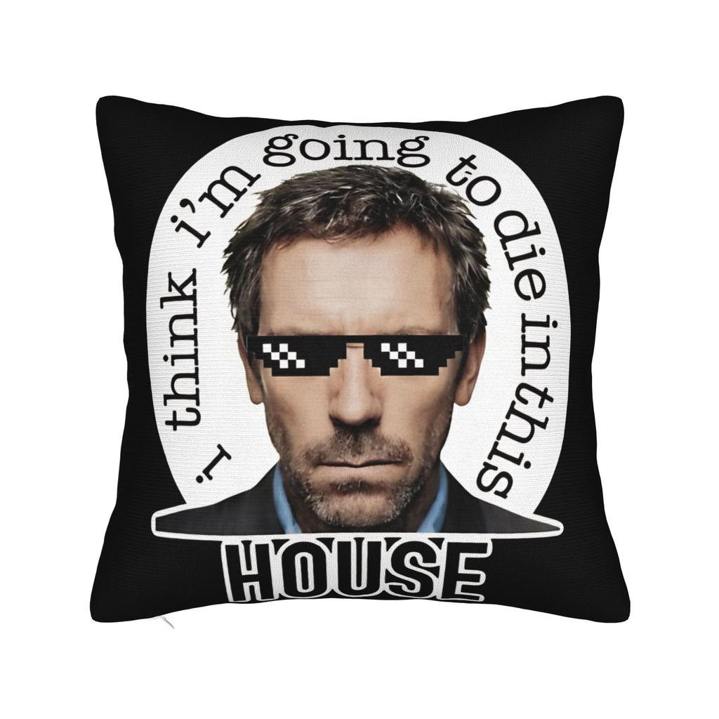 House MD Dr Gregory House Pillow Covers Product Soft Cushion Cover Decorations  Throw Pillow Case Cover Home Multiple Sizes