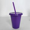 1 Pcs Reusable Straw Drinking Cup Personalized Flash Powder Water Bottle Durable Plastic Tumblers With Straws,Lid