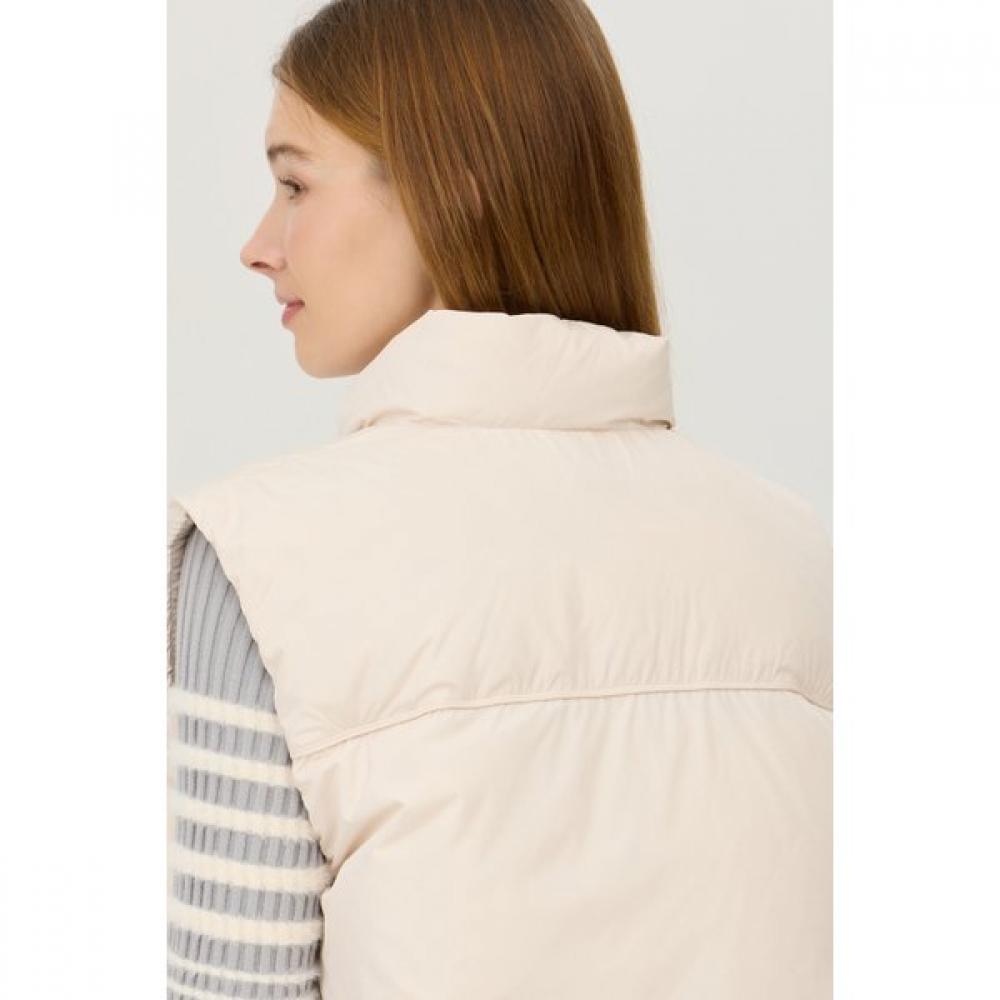 Benetton Duck Down Padding Vest With Gap Slit Bapdg5461