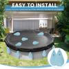 10 Stück Poolabdeckungsgewichte mit Haken Auslaufsicher Schwimmbadabdeckung Hängetasche PVC Schwerlast für Aufstellpool