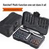 32-in-1 Multifunctional Ratchet Screwdriver and Wrench Set