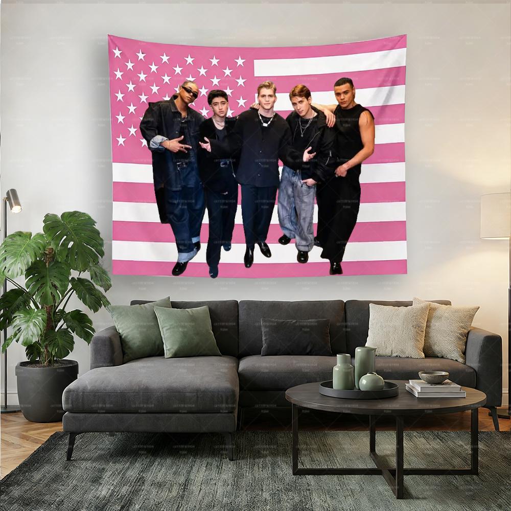 SSantos BBravos American Flag Tapestry Polyester Wall Hanging for Bedroom Dorm Room Home Decor