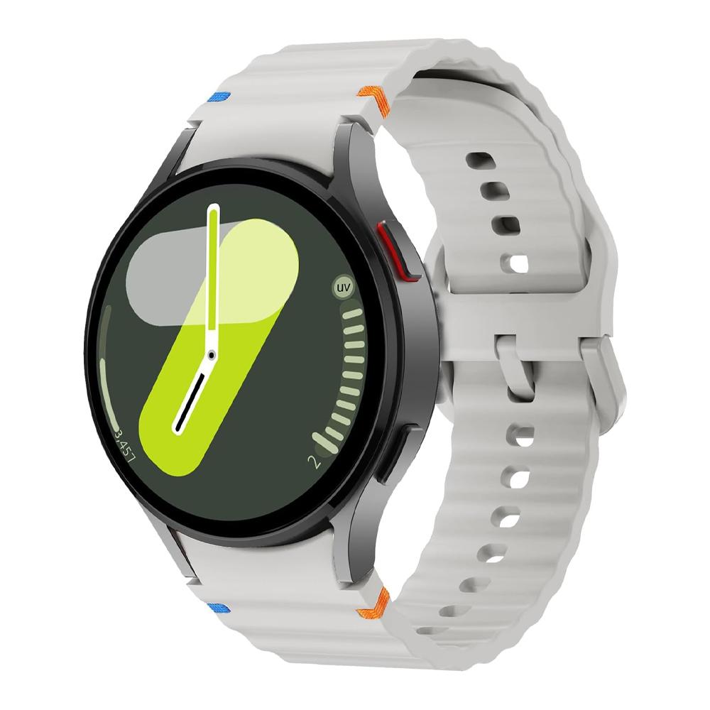 Straps for Samsung Galaxy Watch 7/FE/5 Pro/4/6/6 Classic 44mm 40mm 45mm Silicone Sport Belt Bracelet Correa Galaxy Watch 7 Band