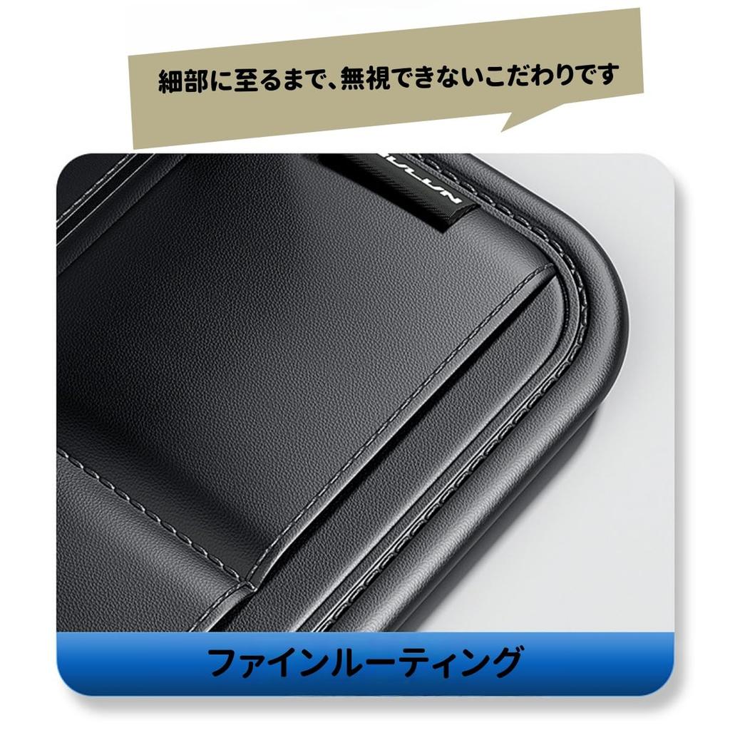 RAKSONIC Car Glasses Clip Car Eyeglass Holder Sun Visor Pocket Receipt Pen Sunglasses Car Glasses Case Small Item Storage Case Multifunctional Pocket