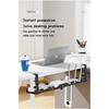 Telescopic Under Table Storage Rack Metal Cable Management Tray Home Office Desk Wire Organizer No Punching Storage Accessories