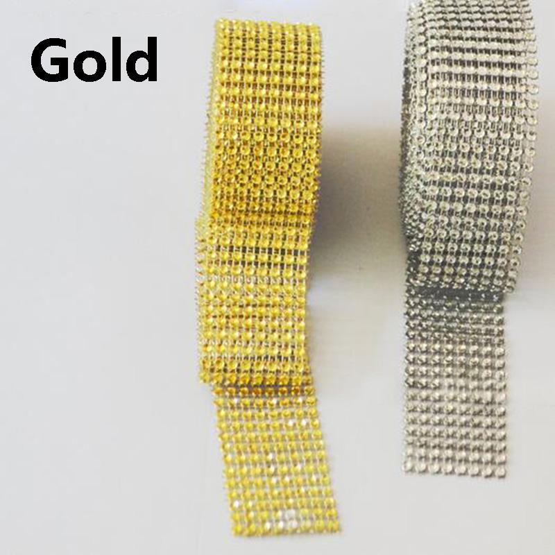 

2 метра имитация бриллианта серебро золото черный полый бриллиант свадебная сетка горный хрусталь бриллиант платье линия бриллиант gold