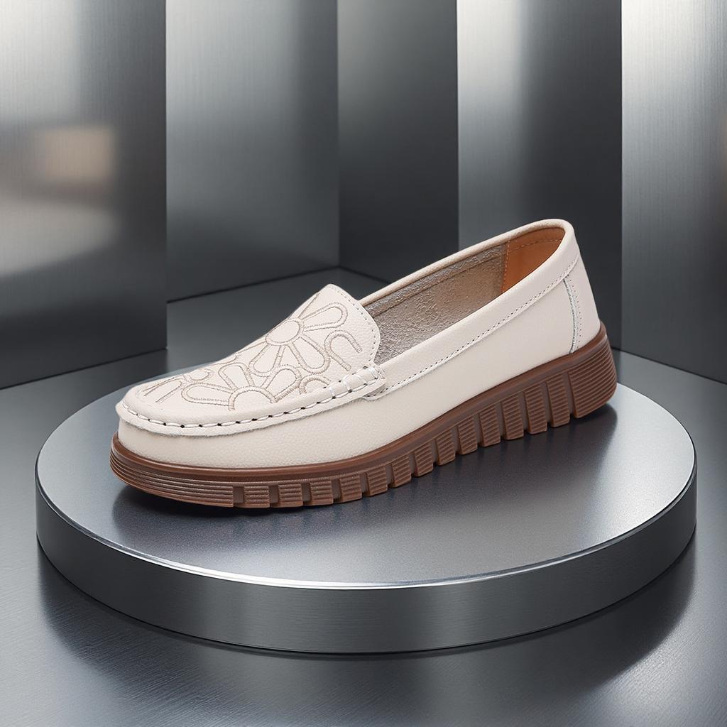 Women's Shoes Slip-on Loafers Ladies Casual Shoes Platform Wedge Moccasins Sneakers Comfortable Flat Shoes