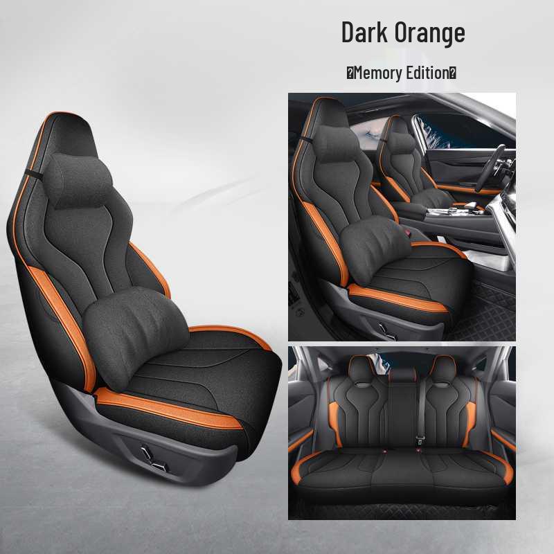 All-Season Breathable Linen Seat Covers for Changan Uni-V 2023-2025, Full Coverage Cushions