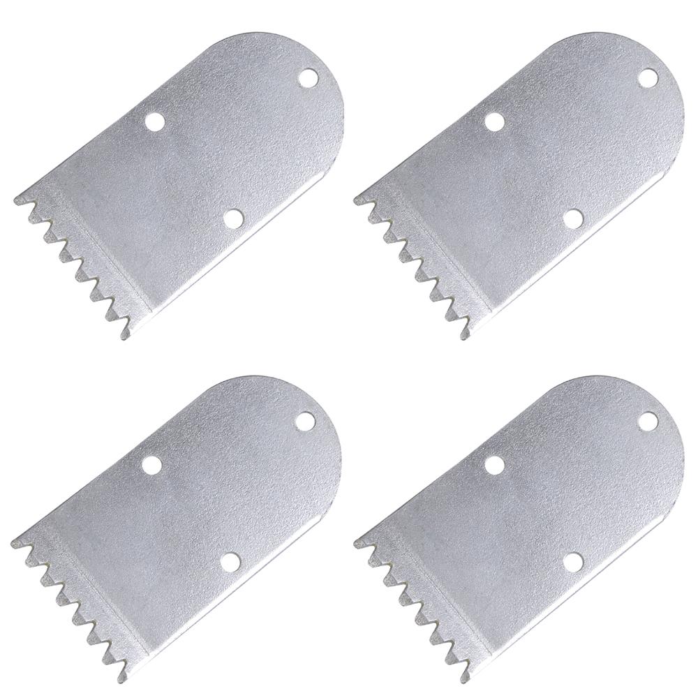 

4 Pack Woodworking Clamping Dogs, For Slab Flattening Accessories Carpenters Tools For CNC and Panel Processing срібний
