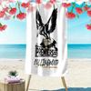 Magpies Legacy Print Beach Towel, Large Soft Quick Dry Towel for Beach Camping Swimming