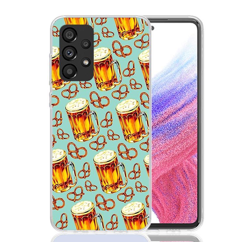 World Beers Alcohol Summer Bubble Phone Case For Samsung Galaxy A13 A14 A15 A16 A53 A54 A55 A56 A33 A34 A35 A36 A23 A24 A25 A26