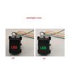 AVAZBQGB 1PC Power Auto LED Light Front Fog Light Switch Push Button Switch Retrofit