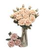 2/4 Stück Künstliche Blumen Große Seidenrosen NEU Schöne Sträuße Vase Haus Raum Valentinstag Hochzeit Retro Kunstpflanze Geschenke Dekora