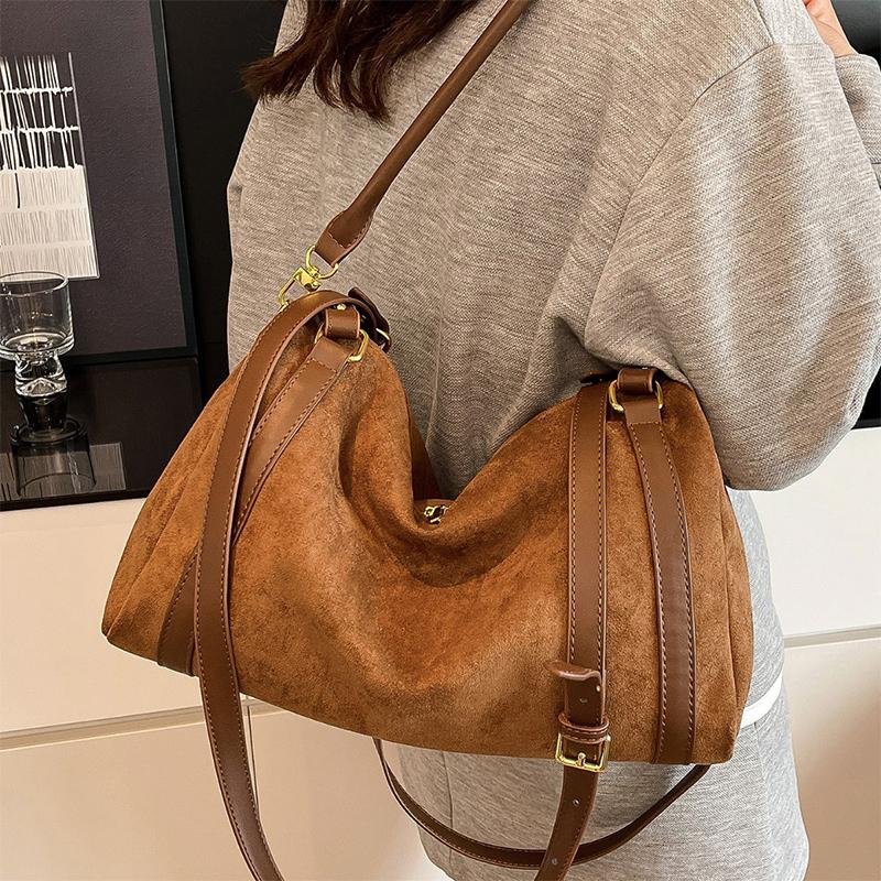 Brand Retro Niche Handbag Luxury Large Capacity High Quality Pu Shoulder Bag Elegant Crossbody Bag Versatile Fashion Women's Bag