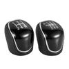 5/6 Car Leather Gear Shift Knob for Ford S-Max C-Max Kuga Galaxy Mondeo 4 Mk4 Transit Tourneo Connect Focus Auto Accessories