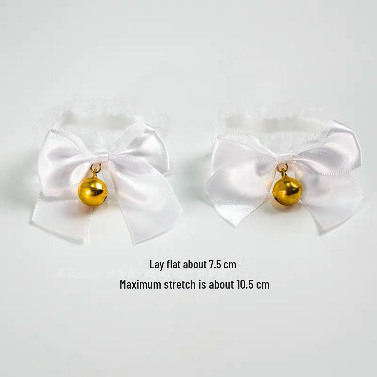 

Японський Лоліта Принцеса Мереживний Бант Браслет і Комір з Дзвіночком