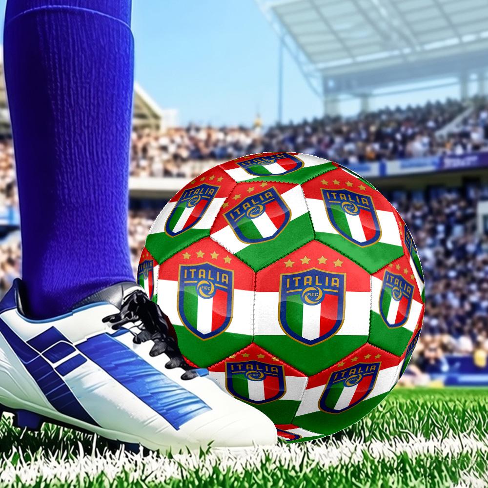 Flame Logo Design Printed Size 5 Soccer Balls, Anti-Slip, Protective Football, Outdoor Sport, a Unique Gift Suitable for him/her, Birthday
