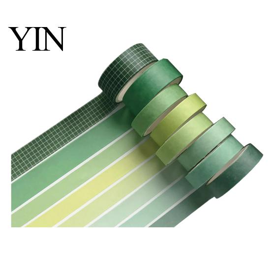 Transluzentes Washi Tape 8 Rollen Set, Dekorative Aufkleber, Ästhetische Unifarbene Bänder Weich für Scrapbooking Zubehör, Journaling Junk Journal, Verpacken