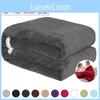 Double-sided Sherpa Flannel Fleece Blanket Soft Plush Warm And Cozy