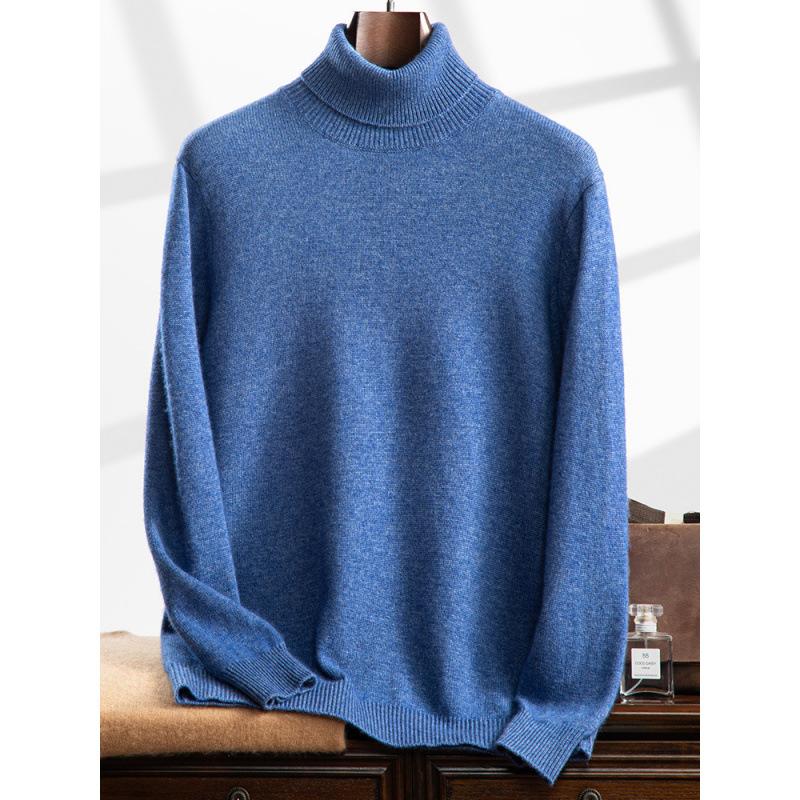 2025 new high lapel cashmere sweater flat Korean version loose versatile pullover sweater
