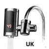 Digital Display Tankless Heaters Temperature Display Heating Faucet Instant Water Heater  Cafe