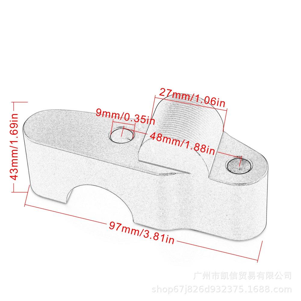 Benelli BJ600 Huanglong TNT600 BN600 Handlebar Riser and Rearward Riser