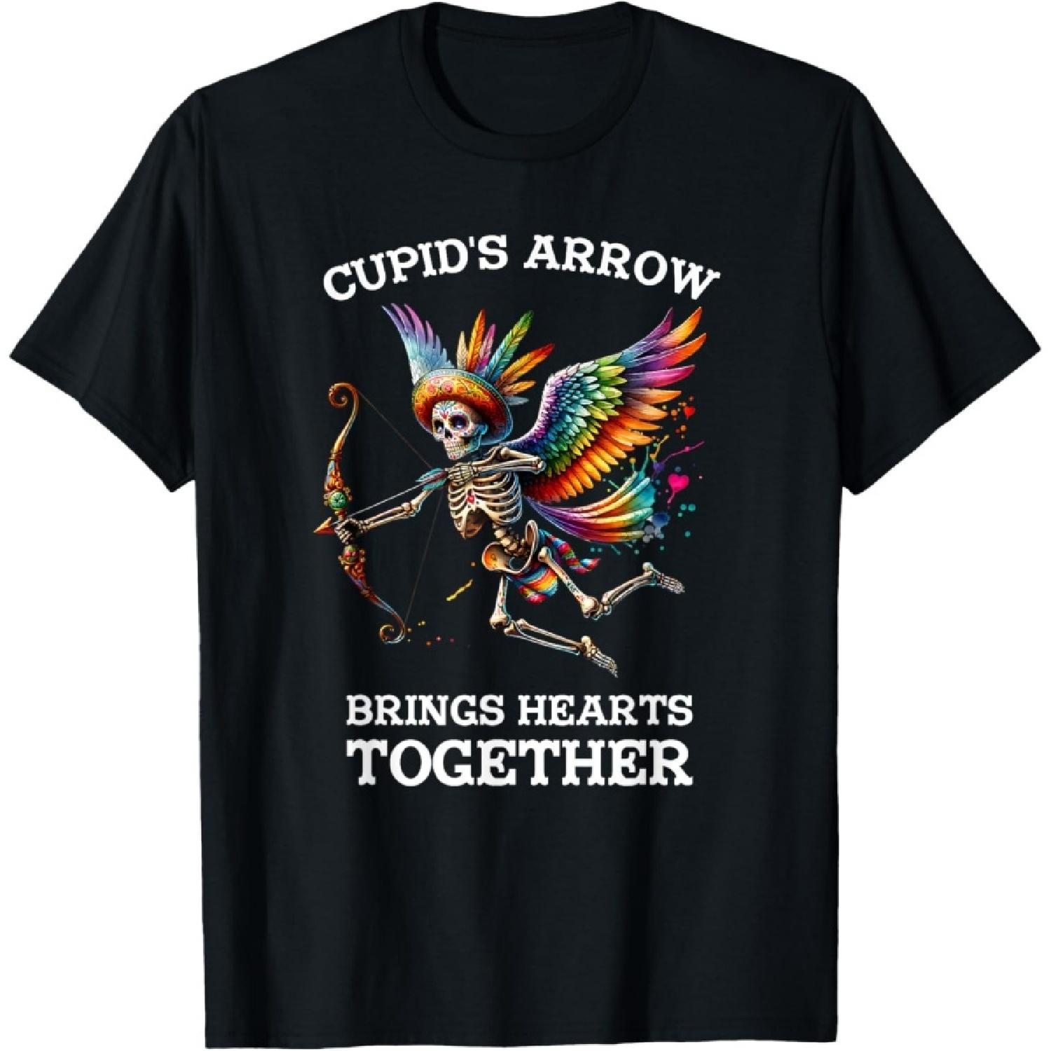 Cupid Unites Hearts With A Single Arrow T-Shirt(5) S