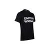 Emporio Armani EA Letter Logo Printed Round Neck Pullover Short Sleeve T-Shirt Men Tops Black 211831-3R479-0020