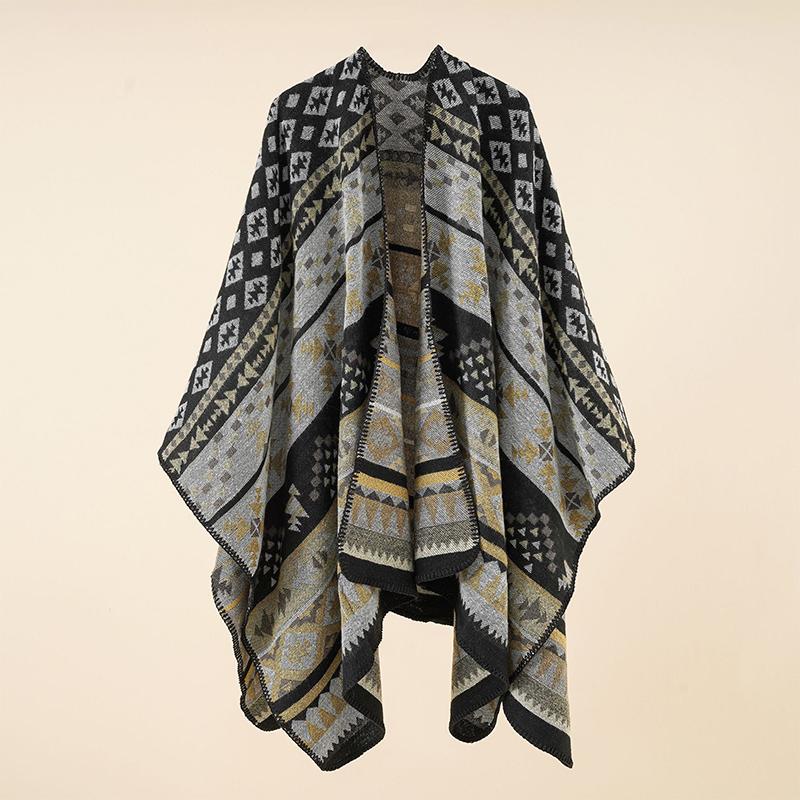 Imitation Cashmere Women Scarf Autumn Winter Boho Warm Femme Wrap Blanket Capa Para Mujer Pashmina Shawl Poncho Feminino Inverno