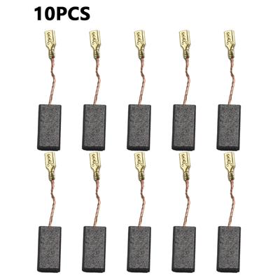 10 Pezzi di Spazzole di Carbone per Motore Bosch Smerigliatrice Angolare 15mm x 8mm x 5mm Utensile