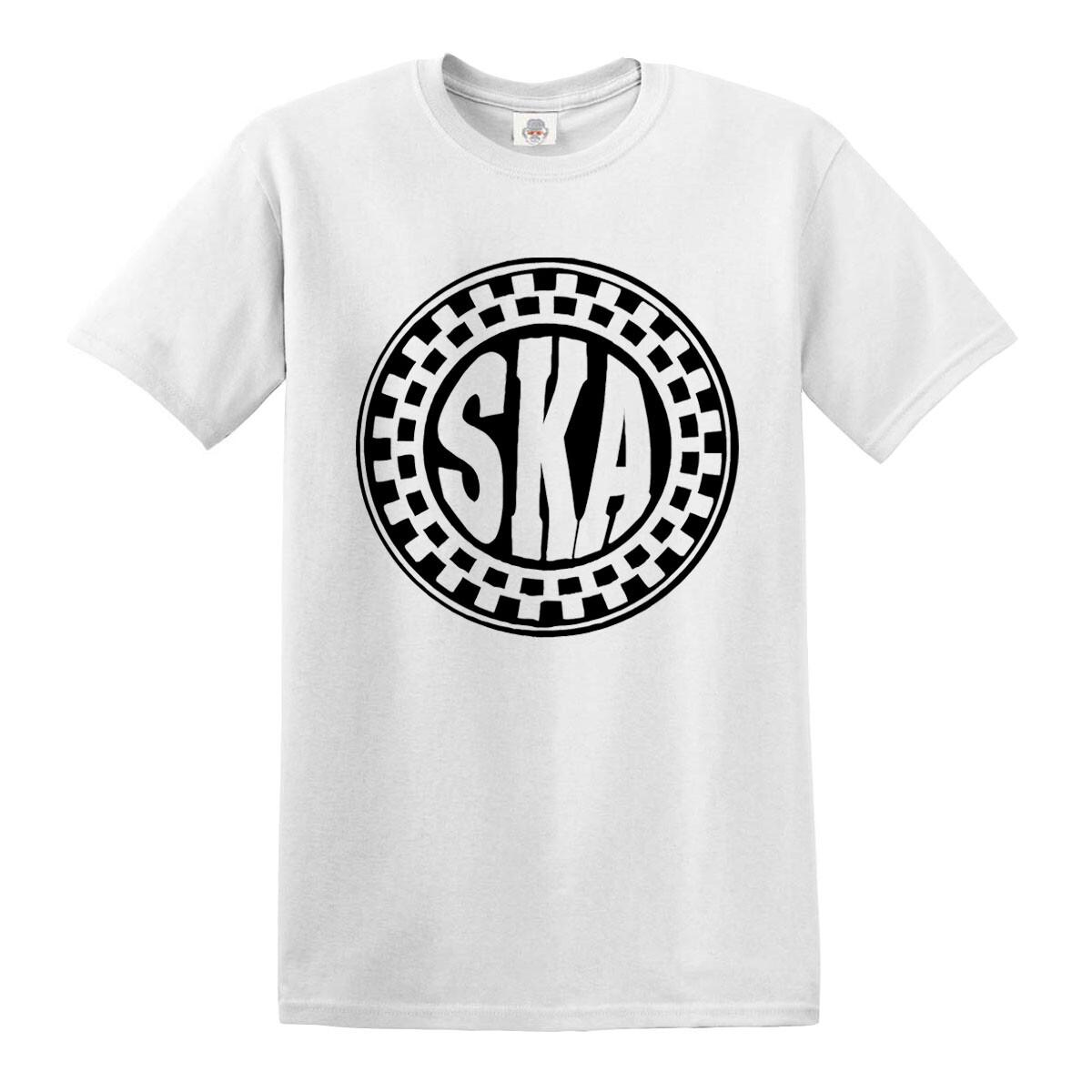 SKA T-SHIRT - 2 Tone Madness The Specials Reggae Skinhead Gift Novelty Top Tee S разноцветный