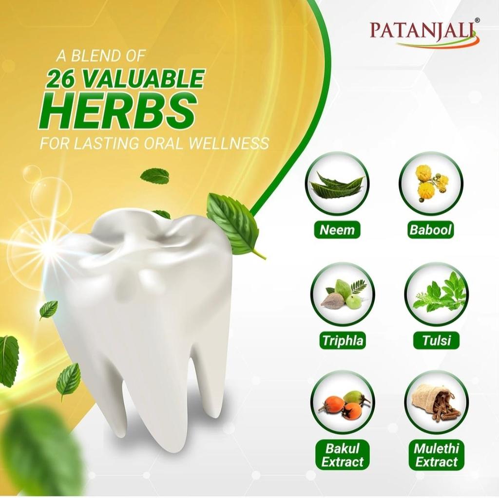 Fortschrittliche Patanjali Ayurved Dant Kanti Zahnpasta Verbessert 100 g