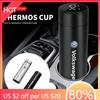 2025 Hot Car Smart Thermos Mug Insulation Cup Led Digital Temperature Display For Volkswagen VW GTI Rline R Polo Golf MK8 Passat