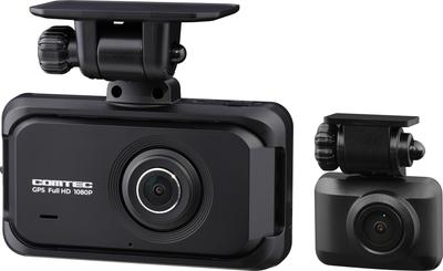 Comtec ZDR055 Drive Recorder with STARVIS 2 for Improved Nighttime Dual Front and Rear Full HD Full Rear Vehicle and Driver Assistance Made In