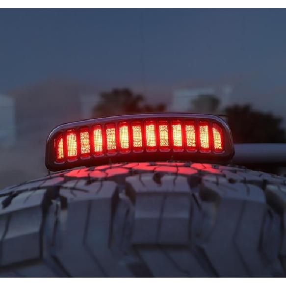 Rear Brake Light Lamp Cover Trim For Ford Bronco - Accessories Black ABS