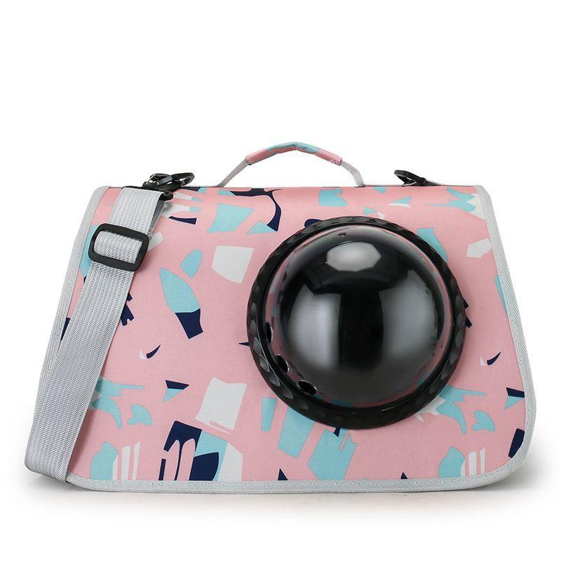 

Pet Bag Cat Bag Large Space Portable Go Out Breathable Crossbody Portable Space Capsule Shoulder Small Cute Animal Bag