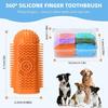 6Pcs 360° Silicone Dog Toothbrush For Teeth Cleaning Dental Care