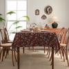 Tablecloth Jacquard Flower Bird Plant Rectangular Dining Table Cloth Thick Tablecloth Dustproof