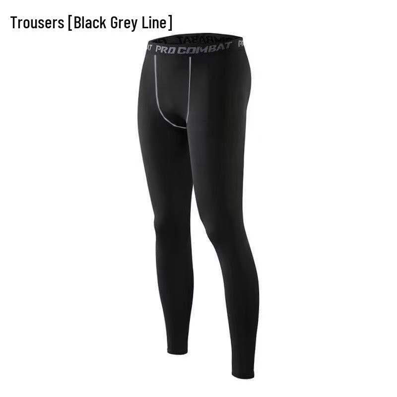 Men's Quick-Dry High Elastic Fitness Pants for Running and Basketball