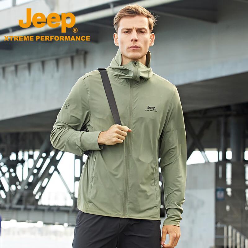 JEEP Men s Lightweight Breathable Windbreaker 4XL