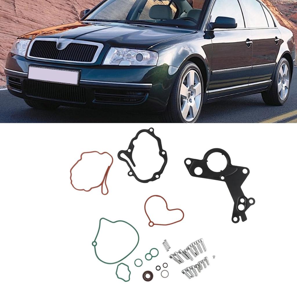 Fuel Vacuum Pump Gasket, Vacuum Fuel Tandem Pump Repair Kit 038145209 Replacement for 1.2TDI 1.4TDI 1.9TDI 2.0TDI 2.0I 00 10