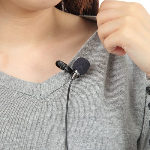 GONKISS Microphone Sponge Windscreen for Lavalier Microphones and Broadcasting (Set of 5, Black)