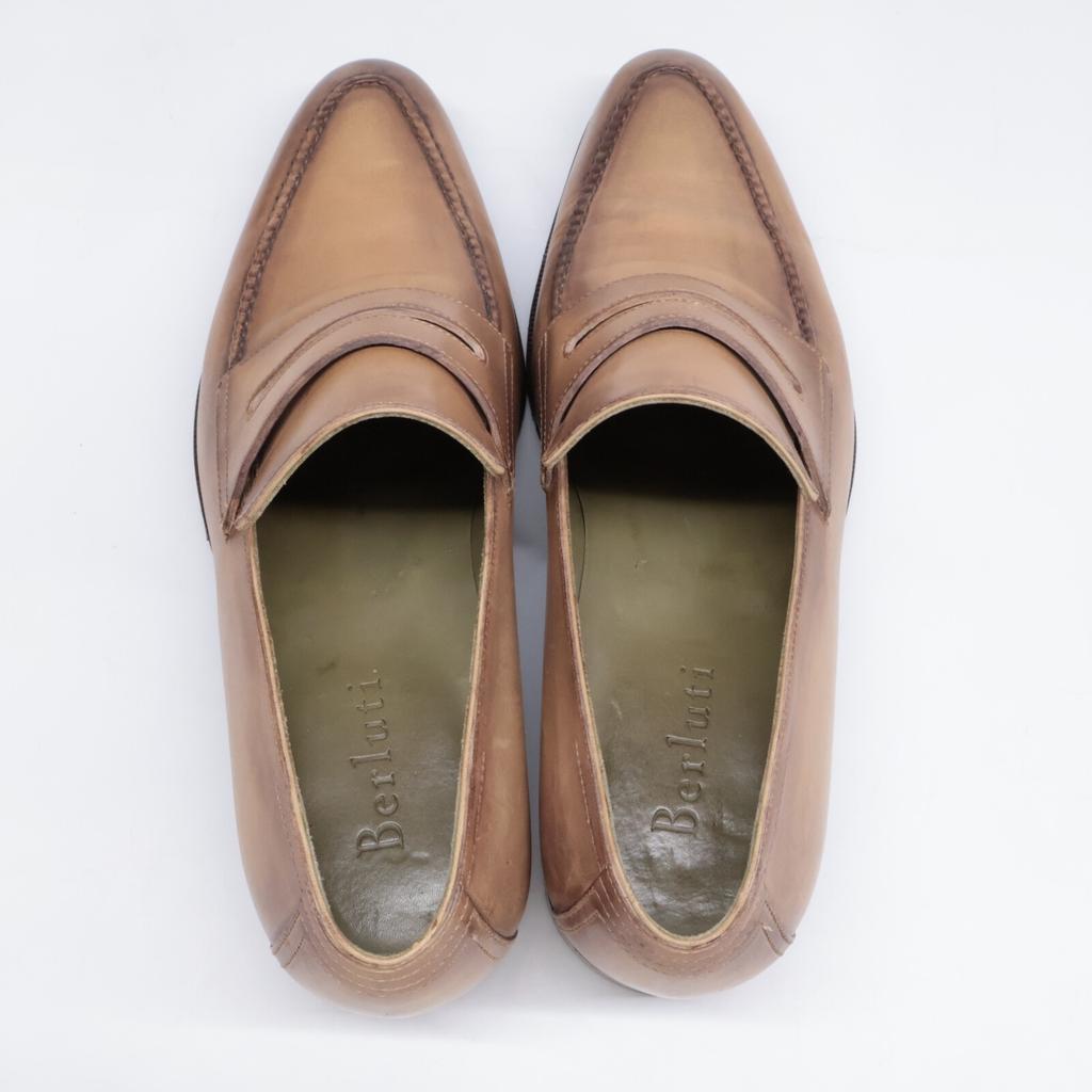 Berluti [Beautiful Condition] Andy Penny Loafers Shoes 6 1/2 BrownUsed