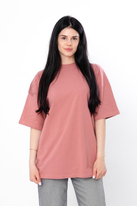 Oversized Cotton T-Shirt – Relaxed-Fit Tee for Women In Solid Color, Summer, 3393-036 HC